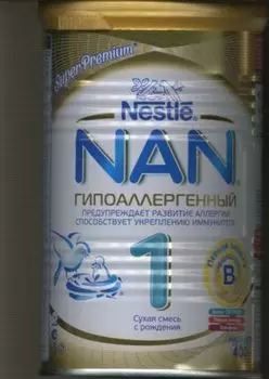 Смесь Нестле НАН 1 Супер Премиум гипоаллергенный (с 0 мес), 400 г