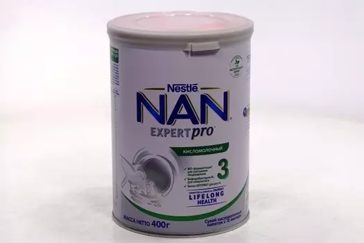 Смесь Нестле НАН 3 ЭкспертПро кисломолочный (с 12 мес), 400 г