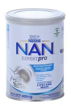 Смесь Нестле НАН EXPERT PRO безлактозный (с 0 мес), 400 г