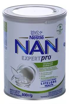 Смесь Нестле НАН Тройной комфорт (с 0 мес), 800 г