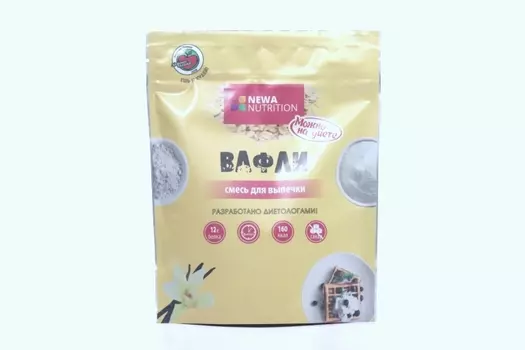 Смесь Newa Nutrition Вафли высокобелковые ваниль д/выпечки, 200 г