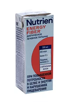 Смесь Нутриэн Энергия с Пищевыми Волокнами, 200 мл, (тетрапак)