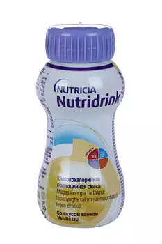 Смесь Нутридринк со вкусом ванили, 200 мл, (пластиковая бутылочка)