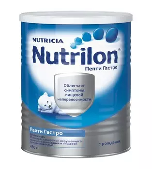 Молочная смесь Nutrilon Пепти Гастро с рождения, 450г