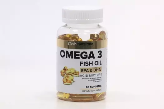 Смесь жирных кислот Омега 3, 1 350 мг, 90 шт, капсулы