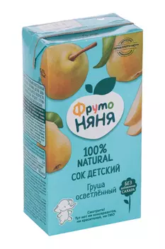 Сок Фрутоняня грушевый осветленный, 500 мл