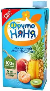 Сок Фрутоняня мультифрукт, 0,5 л