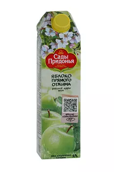 Сок Сады Придонья яблочный св/отж, 1 л