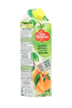 Сок Сады Придонья яблоко/абрикос б/сах, 1 л