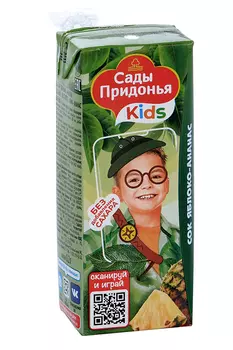 Сок Сады Придонья яблоко/ананас, 0,2 л