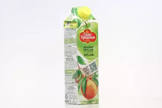 Сок Сады Придонья яблоко/персик, 1 л