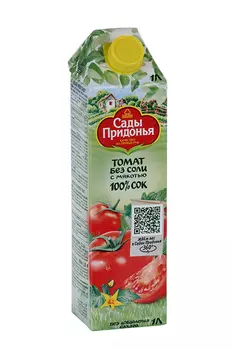 Сок Сады Придонья томатный, 1 л