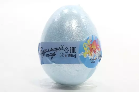 Соль д/ванн Бурлящие шарики Морская пена яйцо, 140 г, (4607039482133)