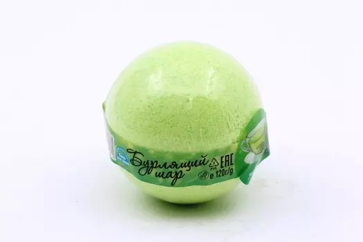 Соль д/ванн Бурлящий шар Зеленый чай, 120 г, (4607039481815)