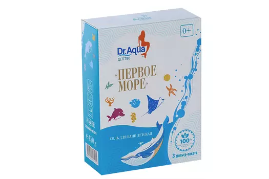 Соль д/ванн детская Первое море, 450 г