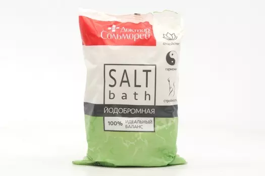 Соль д/ванн Доктор Сольморей Йодобромная, 1 000 г