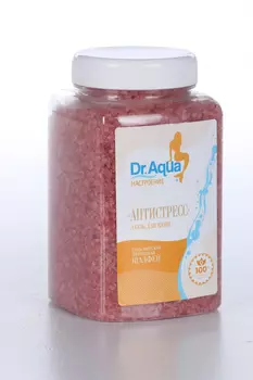 Соль д/ванн Dr Aqua Настроение морская Антистресс шалфей, 750 г