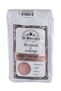 Соль д/ванн Dr Minerals Гималайская розовая фракция 1-2 мм, 1 кг