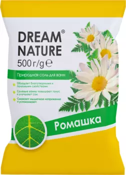 Соль д/ванн Dream Nature природная Ромашка, 500 г