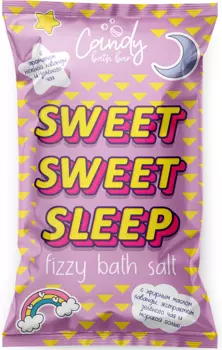 Соль д/ванн КАТРИН шипучая двухцветная Candy bath bar Sweet Sweet Sleep, 100 г