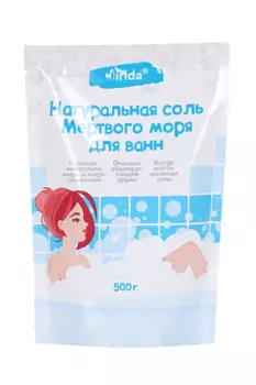 Соль д/ванн Mirida Мертвого моря натуральная, 500 г
