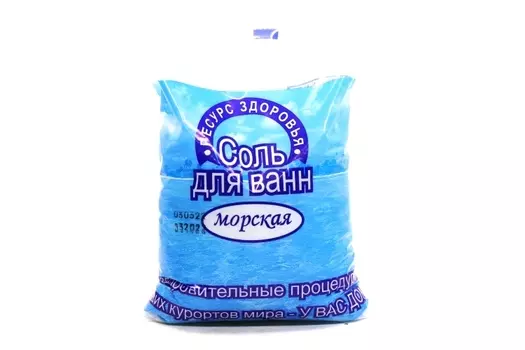 Соль д/ванн Морская, 1 кг, п/э пакет