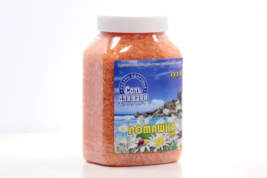 Соль д/ванн Ромашка, 1 700 г, пэт банка