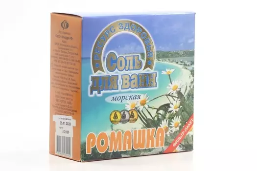 Соль д/ванн Ромашка, 1 кг, ф/п (4607039480054)