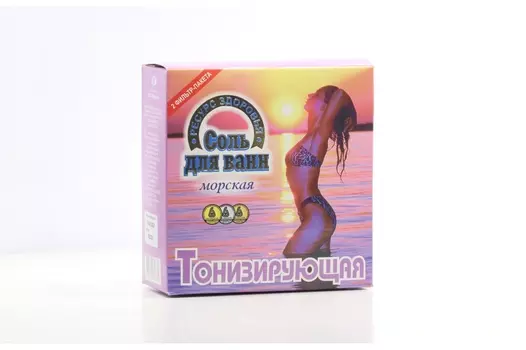 Соль д/ванн Тонизирующая, 1 кг, ф/п (4607039480382)