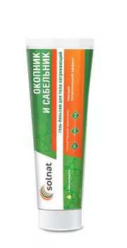 Solnat Окопник и сабельник гель-бальзам для тела согревающий 100 мл