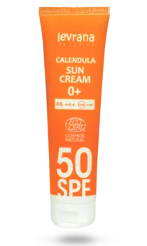 Солнцезащитный крем Леврана для тела календула 50 SPF, 100 мл