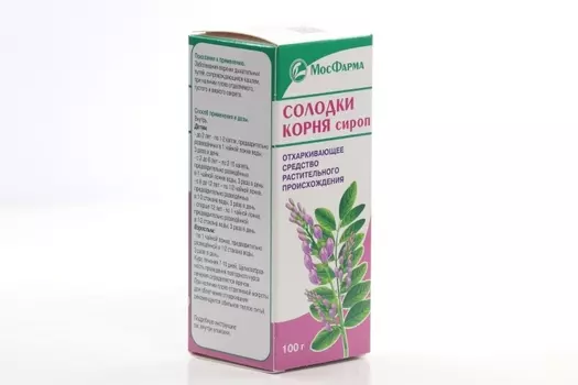 Солодки корня, 100 г, сироп
