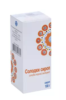 Солодки сироп, 100 мл, коробка