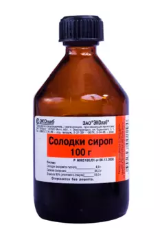 Солодкового корня сироп, 100 г