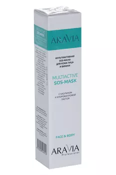 SOS-Маска Аравия Профешн мультиактив каолин/хлорофилл паста д/лица/бикини, 100 мл