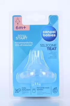 Соска EasyStart д/бутыл с шир горлом силикон д/каши, с 6 мес