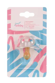 Соска-пустышка Лабби Джаст латекс круг сосок кольцо (с 0 мес)