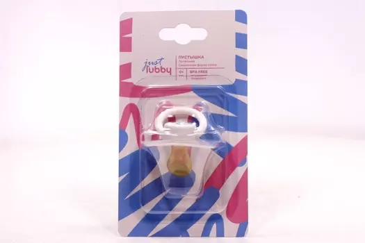 Соска-пустышка Лабби Джаст латекс скошенная форма (0+)