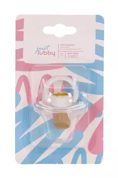 Соска-пустышка Лабби Джаст латекс скошенный сосок (с 6 мес), (27542)