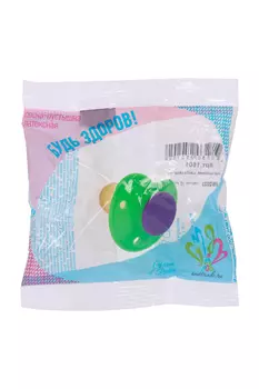 Соска-пустышка латекс традиц б/кольца, (1601)