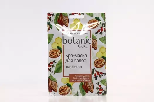 Спа-маска Ботаник Кеа д/волос питательная грец орех/пчелиный воск/шиповник/какао, 20 мл, саше