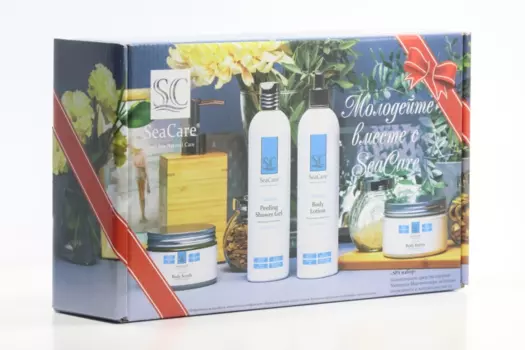 SPA набор №7 SeaCare масло омолаживающие и скраб д/тела с минералами мертвого моря