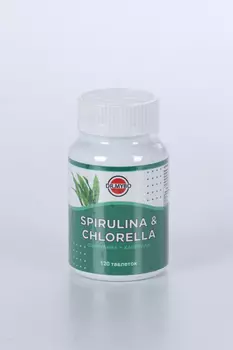 Спирулина+хлорелла Dr Mybo, 120 шт, таблетки