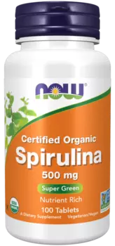 Спирулина Ноу 500 мг, 100 шт, таблетки