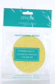 Спонж ZINGER д/снятия макияжа овальный (9х10) MJ-702