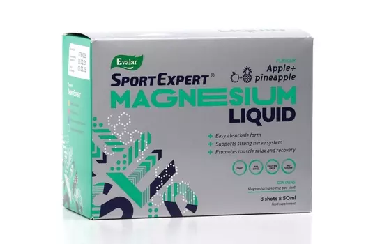 Спортэксперт Жидкий магний, 50 мл, 8 шт, раствор для приема внутрь