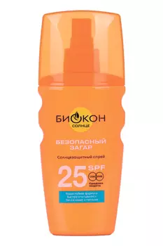 Спрей Биокон д/безопасного загара SPF-25, 160 мл
