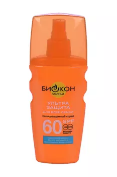 Спрей Биокон ультразащита д/всей семьи SPF60, 160 мл