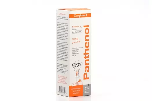 Спрей Compliment Panthenol восстанав детск при солнеч/термич ожогах 3+, 150 мл
