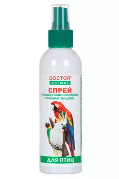Спрей DOCTOR ANIMAL от выщипывания перьев (95622) 180 мл